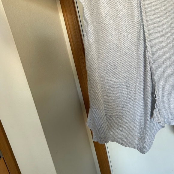 Pure Jill Medium 100% Pima Cotton Waterfall Long-sleeve open front cardigan - Picture 5 of 5